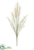 Silk Plants Direct Plastic Plume Spray - Beige - Pack of 12