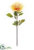 Silk Plants Direct Dahlia Spray - Cream Beige - Pack of 6