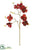 Metallic Dogwood Spray - Red - Pack of 12