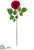 Rose Spray - Red - Pack of 12