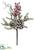 Snowed Berry, Pine Cone , Pine Spray - Snow Red - Pack of 24