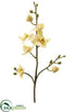 Silk Plants Direct Phalaenopsis Orchid Spray - Yellow - Pack of 12