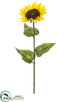 Silk Plants Direct Sunflower Spray - Yellow - Pack of 12