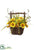 Silk Plants Direct Sunflower - Yellow - Pack of 4