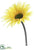 Silk Plants Direct Gerbera Daisy Spray - Yellow - Pack of 12