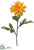 Dahlia Spray - Yellow - Pack of 12