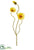 Poppy Spray - Yellow - Pack of 12