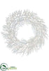 Silk Plants Direct Twig Wreath - White - Pack of 2