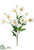 Daisy Spray - White - Pack of 12