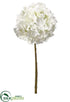 Silk Plants Direct Hydrangea Spray - White - Pack of 12