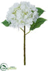 Silk Plants Direct Hydrangea Spray - White - Pack of 12