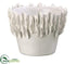 Silk Plants Direct Ceramic Vase - White - Pack of 6