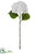 Iced Hydrangea Spray - White - Pack of 12