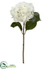 Silk Plants Direct Hydrangea Spray - White - Pack of 12