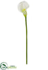 Silk Plants Direct Calla Lily Spray - White - Pack of 12