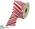 Plaid Ribbon - Red White - Pack of 12