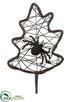 Silk Plants Direct Spider Wall Decor - Black - Pack of 1