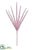 Glittered Foxtail Spray - Pink - Pack of 12