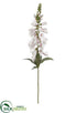 Silk Plants Direct Foxglove Spray - White Pink - Pack of 12