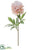 Snowed Peony Spray - Snow Pink - Pack of 12