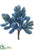 Soft Plastic Sedum Pick Bzue - Blue - Pack of 6