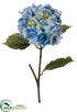 Silk Plants Direct Hydrangea Spray - Blue - Pack of 12