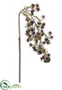 Silk Plants Direct Wild Berry Hanging Spray - Plum - Pack of 12