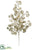 Metallic Gingko Spray - Champagne - Pack of 6