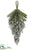 Silk Plants Direct Balsam Pine Teardrop - Snow - Pack of 1