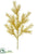 Glittered Pine Spray - Gold - Pack of 72