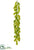 Sparkle Holly Leaf Garland - Green Gold - Pack of 6