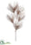 Metallic Long Needle Pine Spray - Gold Rose - Pack of 12