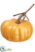 Silk Plants Direct Pumpkin - Orange Soft - Pack of 4