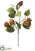 Silk Plants Direct Chinese Lantern Spray - Sienna - Pack of 12