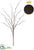 Twig Branch With LED Light - Brown - Pack of 6