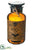 Silk Plants Direct Halloween Glass Bottle - Brown - Pack of 6