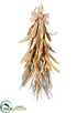 Silk Plants Direct Corn Husk Swag - Beige Brown - Pack of 2