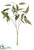 Silk Plants Direct Eucalyptus Spray - Green Brown - Pack of 12