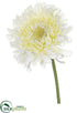 Silk Plants Direct Gerbera Daisy Spray - Cream - Pack of 12