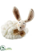 Silk Plants Direct Bunny - Cream - Pack of 4