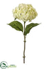 Silk Plants Direct Hydrangea Spray - Cream - Pack of 12