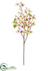 Silk Plants Direct Dogwood Spray - Pink Cream - Pack of 12