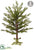 Silk Plants Direct Pine Tree - Green - Pack of 4