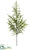 Weeping Pine Spray - Green - Pack of 12