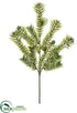 Silk Plants Direct Pine Spray - Green - Pack of 12