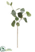 Silk Plants Direct Eucalyptus Leaf Spray - Green - Pack of 12