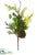 Pine Cone, Pine, Fern Spray - Green - Pack of 12