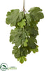 Silk Plants Direct Fig Leaf Door Swag - Green - Pack of 4