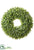 Plastic Eucalyptus Wreath - Green - Pack of 1