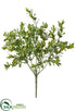 Silk Plants Direct Mini Boxwood Bush - Green - Pack of 24